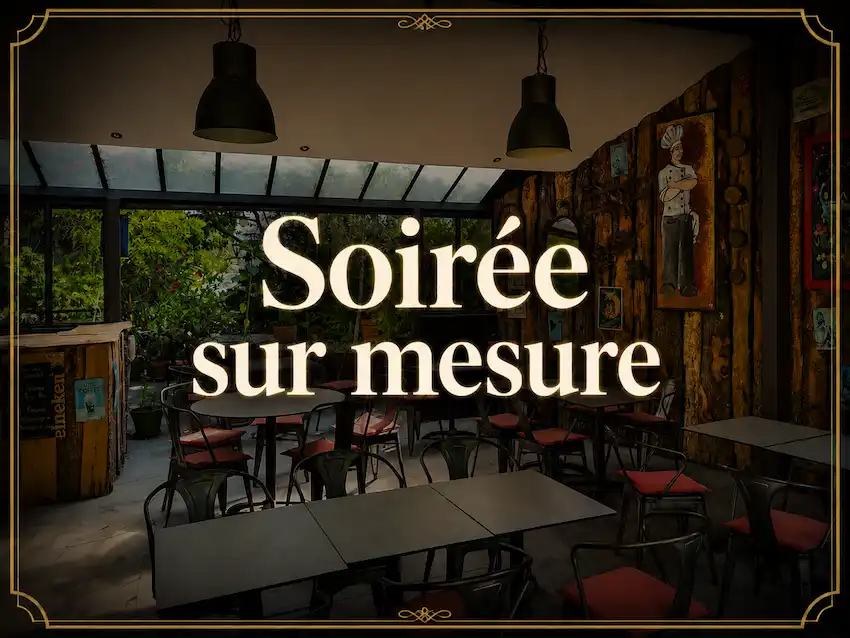 Soirée sur mesure à l'isle sur la sorgue