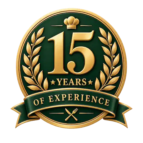 15 ans d'expériences restaurant